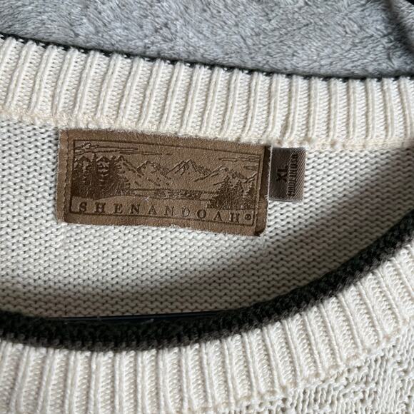 Vintage Embroidered Deer Duck Sweater Hunting Cabincore Grandpacore XL Cozy - Picture 3 of 5